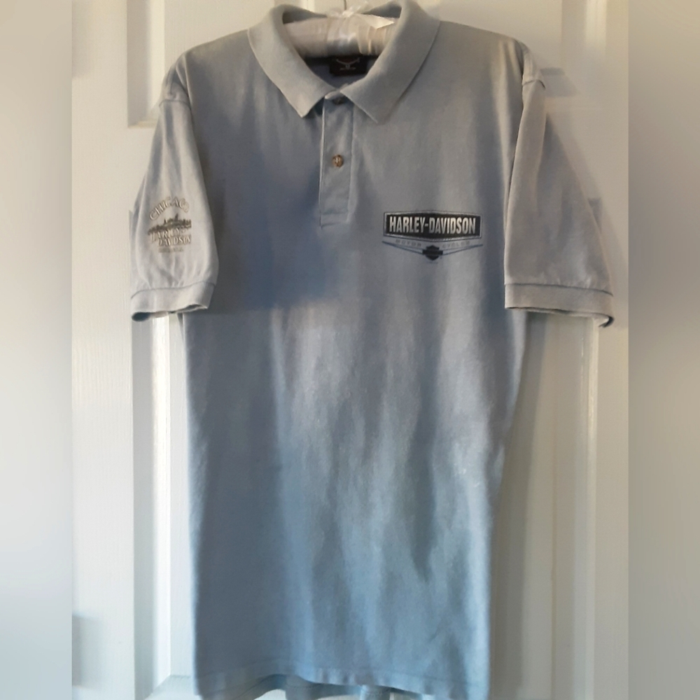 👍HOST PICK👍MENS CHICAGO HARLEY DAVIDSON SHIRT. M
